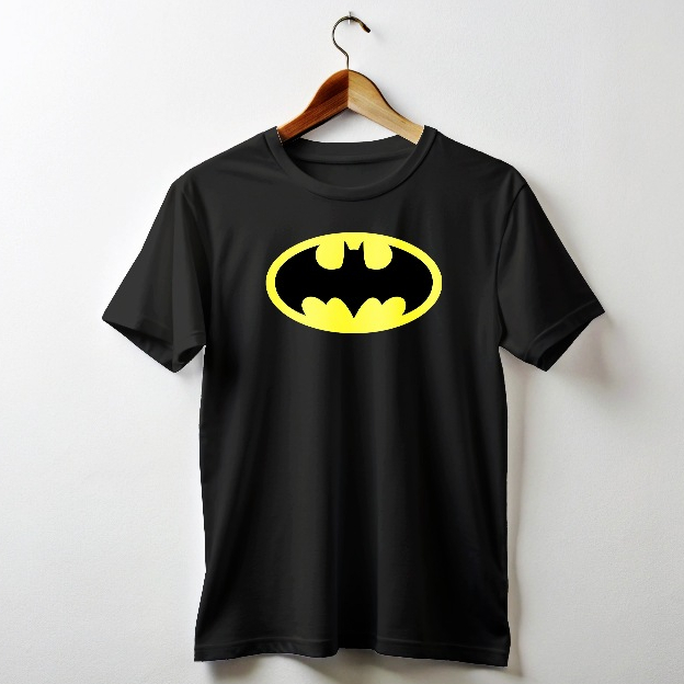 Camiseta Blusa Unissex Estampa BATMAN - Estampa Logo Personagem Batman Super Herói 100% algodão