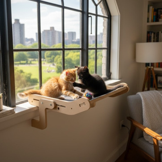 Cama Suspensa Para Gato REsistente Pet Para Janela Segura Moderno em Oferta na Shopee