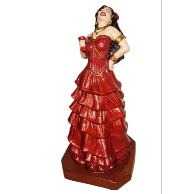 imagem escultura Pomba Gira Maria Padilha 25 cm em Oferta na Shopee
