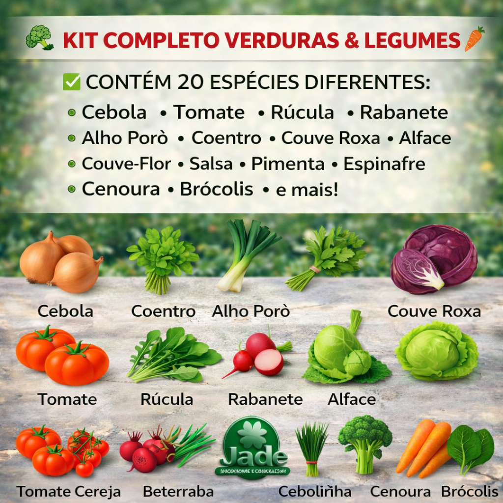 3260 Sementes Hortaliças + Temperos 20 Tipos Separados Por Espécie - Sementes Originais Isla !! E1 em Oferta na Shopee