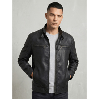 Jaqueta De Couro Masculina Casaco Blusa De Frio Impermeavel Forrada Slim Resistente Motoqueiro Biker em Oferta na Shopee