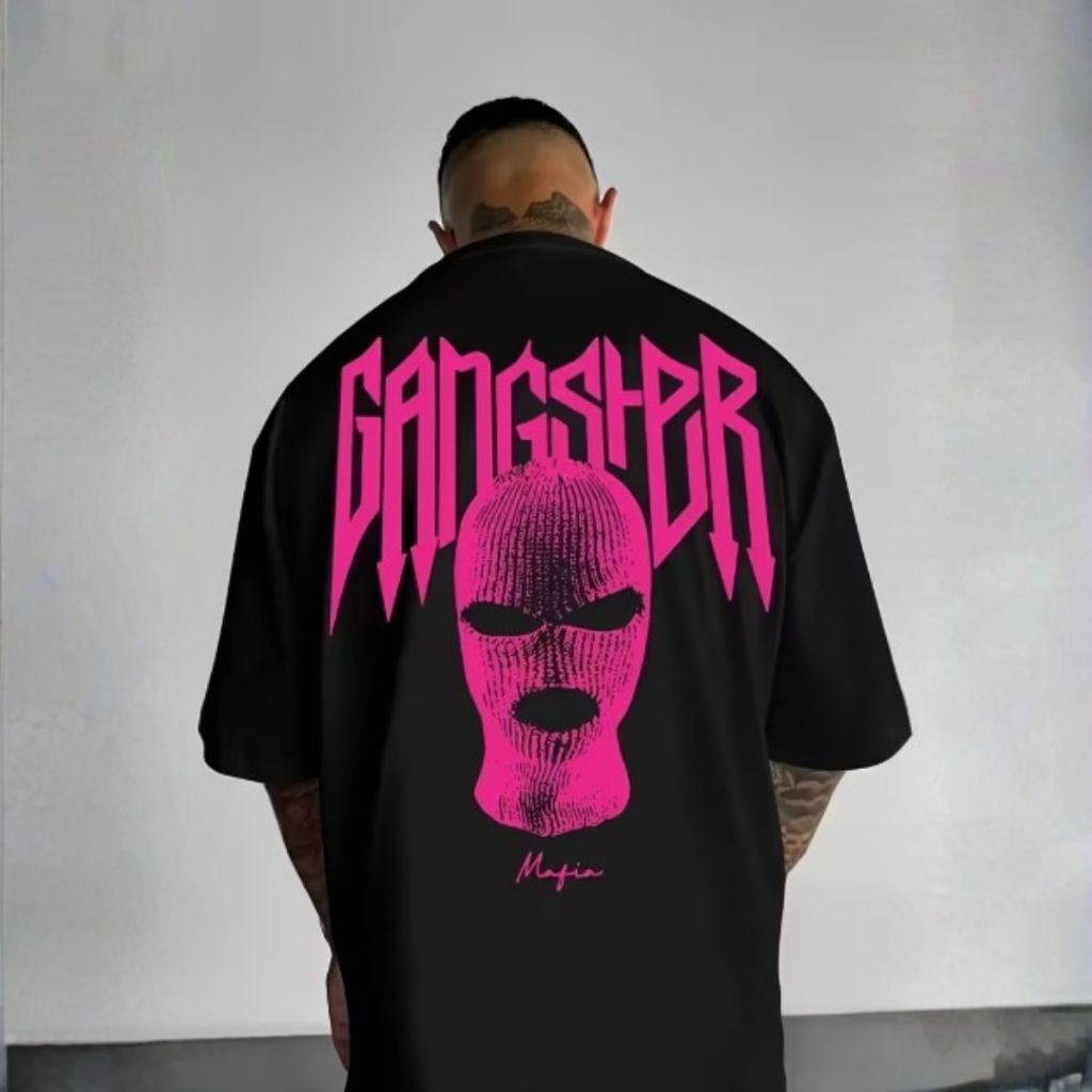 Camiseta Oversized Casual Streetwear Masculina Novo Estilo Despojado