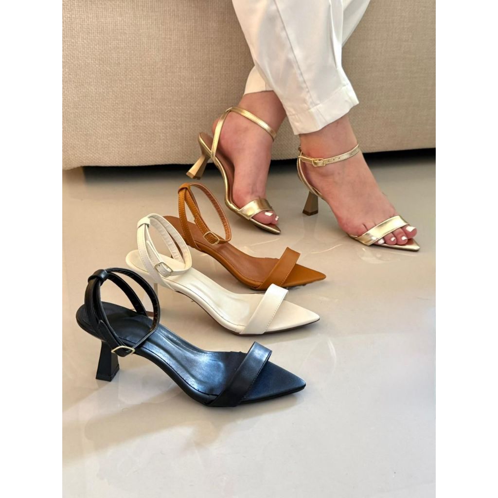 SANDALIA GISELE BICO FOLHA em Oferta na Shopee