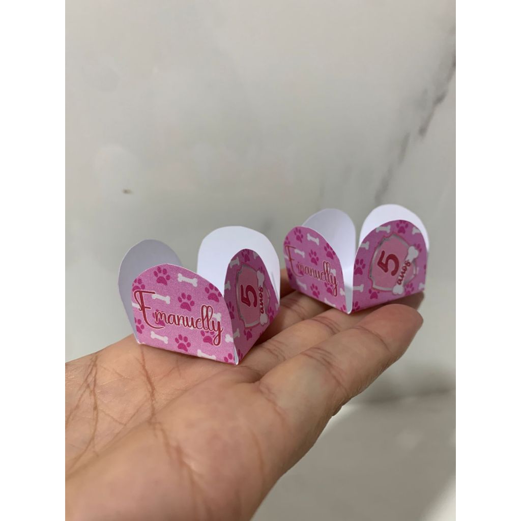 Forminha de doce brigadeiro - personalizada SKYE - aniversario - chá de bebê - casamentos