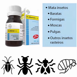 K-Othrine Inseticida p/Formigas Mosquitos Baratas 30ML - 1und ou 2und em Oferta na Shopee