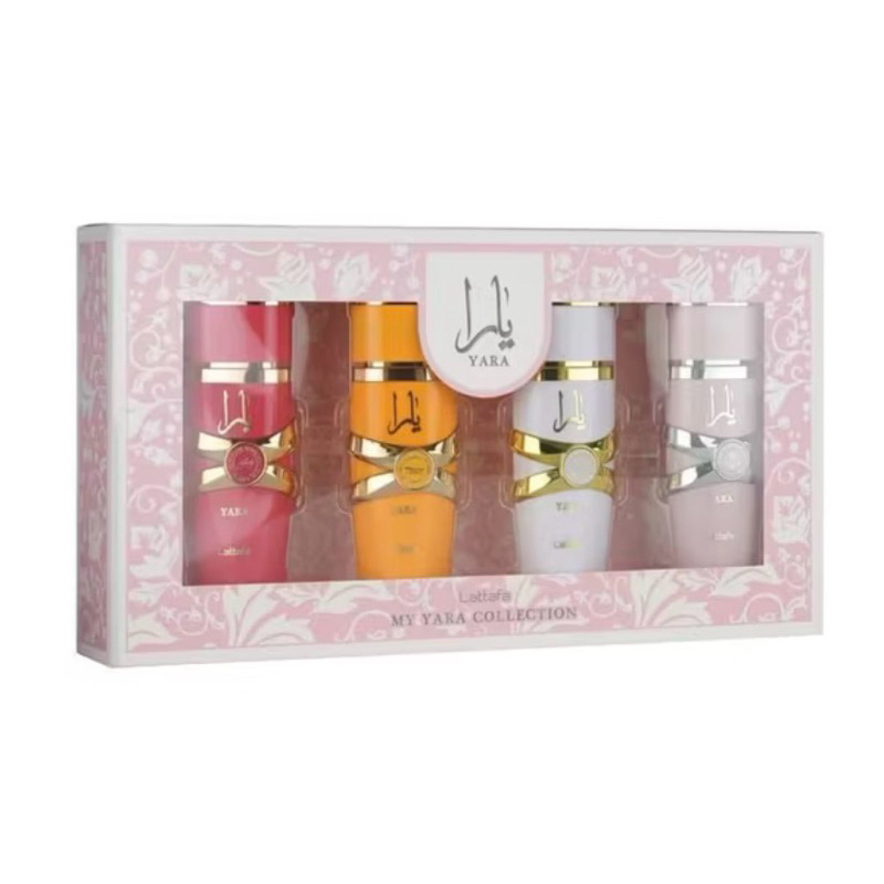 kit Perfume Árabe Yara Lattafa 4 perfumes de 25ml