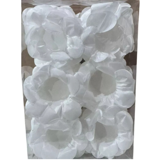 Forma / Forminhas para Docinhos de Papel Crepom Branco – 3 Camadas | kit com 100 Un | Festa - Eventos