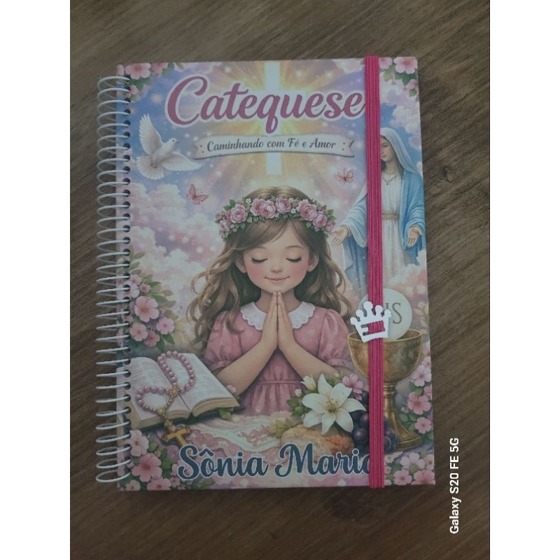 Caderno Catequese/Crisma - tamanho A5