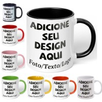 Caneca carnaval 325ml personalizada xicara presente criativo porcelana premium