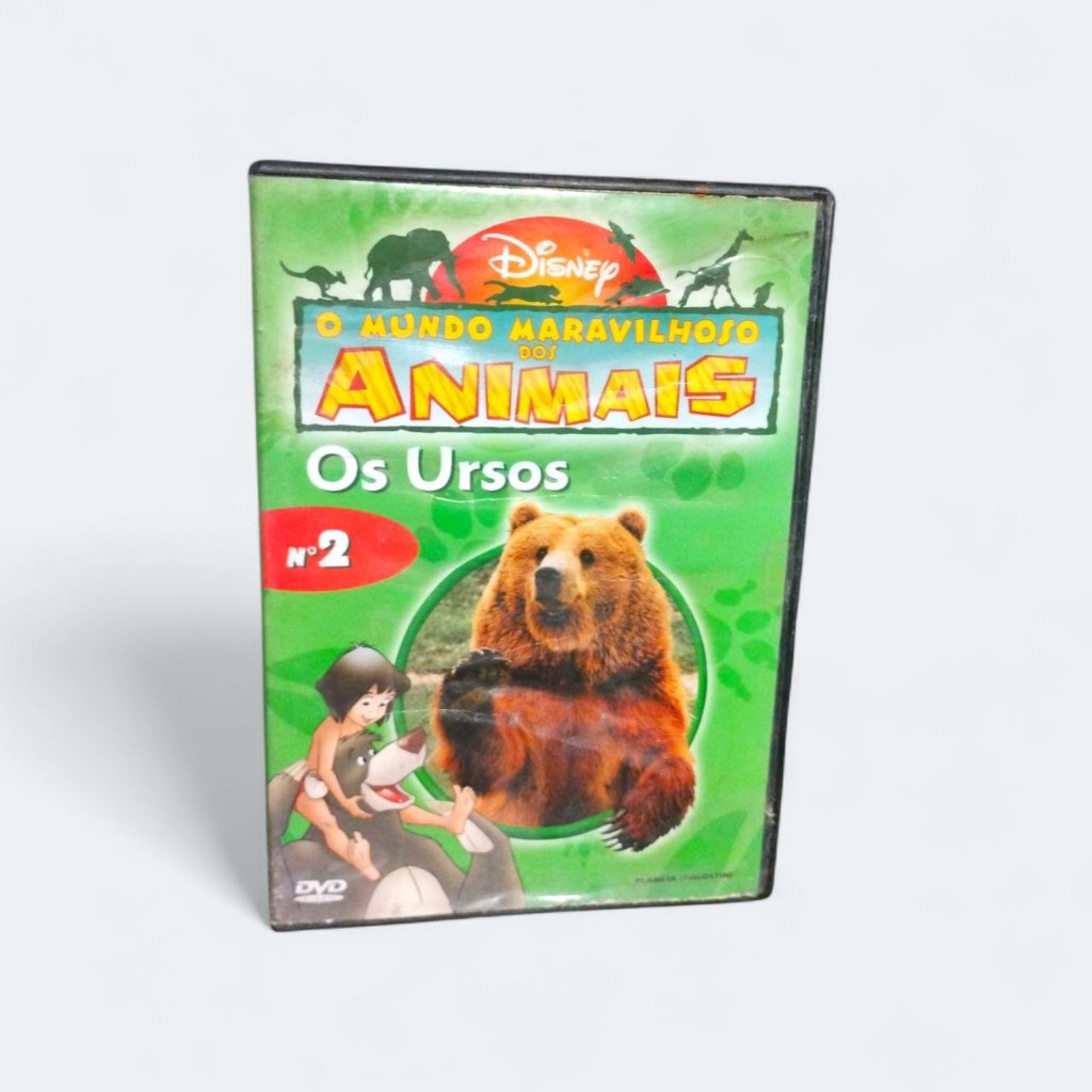 DVD O Mundo Maravilhoso dos Animais: Os Ursos (Usado) - Documentario infantil