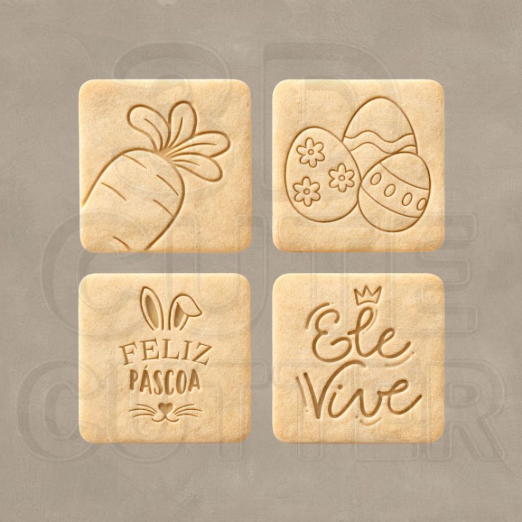 Kit Cortador de Biscoito Páscoa em Oferta na Shopee