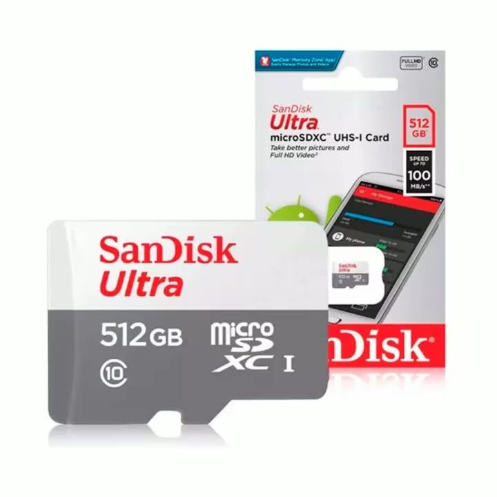 Cartão de Memória - MicroSD 64GB e 128GB Classe 10 Ultra: Câmeras de Segurança.