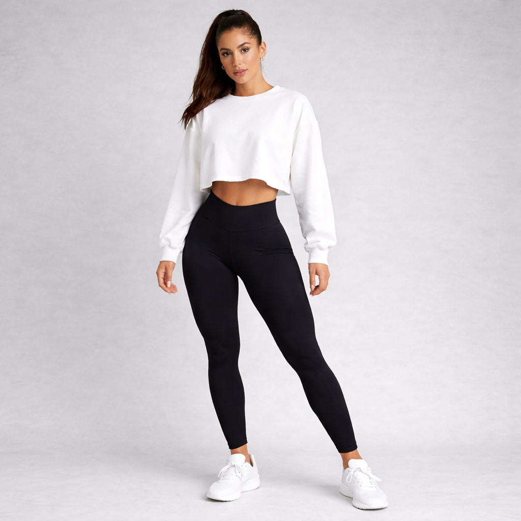 Moletom Cropped Feminino Conforto Premium Estilo Fitness Casual para Academia e Dia a Dia Moletom Cropped Feminino Conforto Premium Estilo Fitness Casual para Academia e Dia a Dia