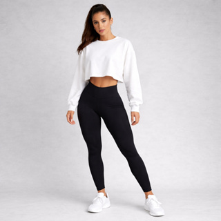 Moletom Cropped Feminino Conforto Premium Estilo Fitness Casual para Academia e Dia a Dia em Oferta na Shopee