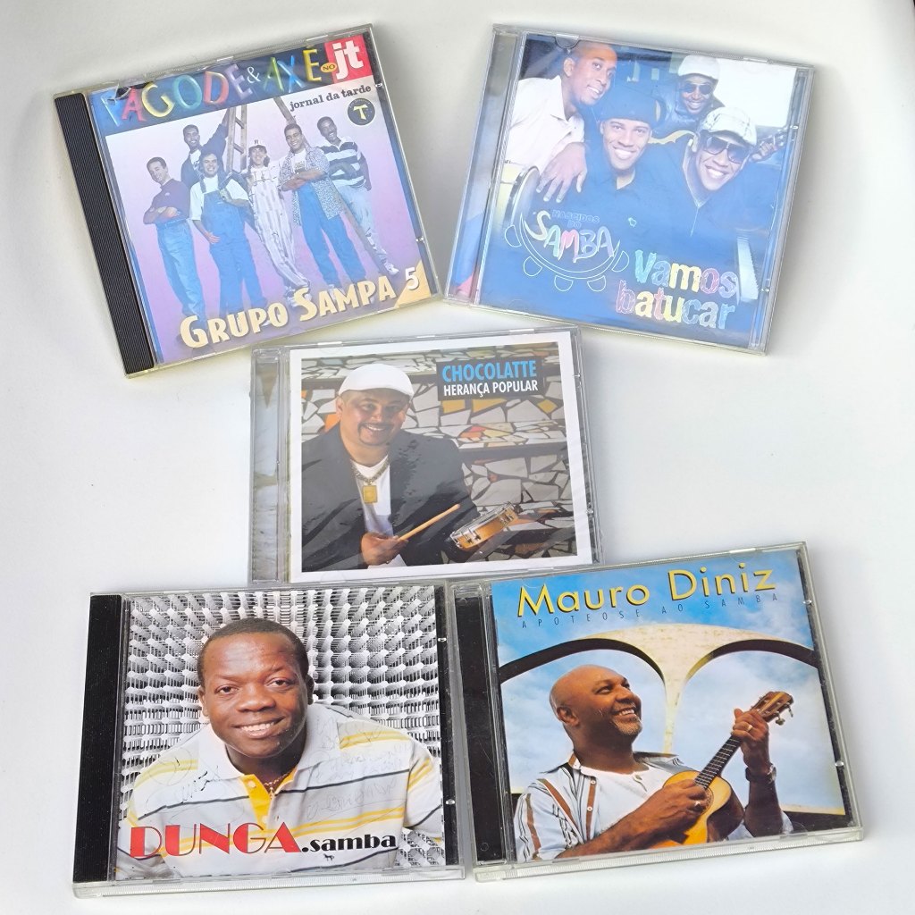 5 Cds de Samba e pagode com artistas menos conhecidos