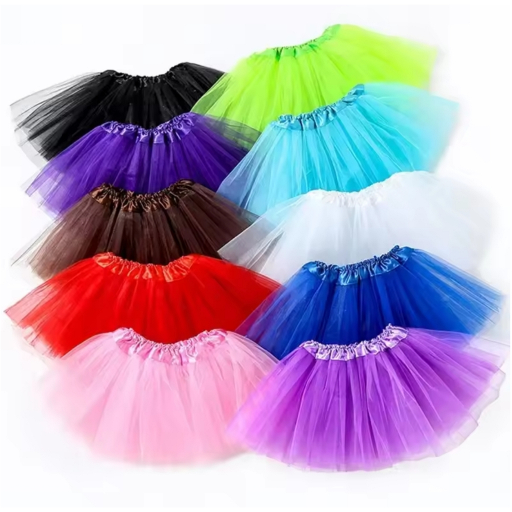 Saia de Tule Infantil (30cm) e Adulto (40cm) [ para Festas Halloween e Carnaval Fantasias Dia das Crianças]