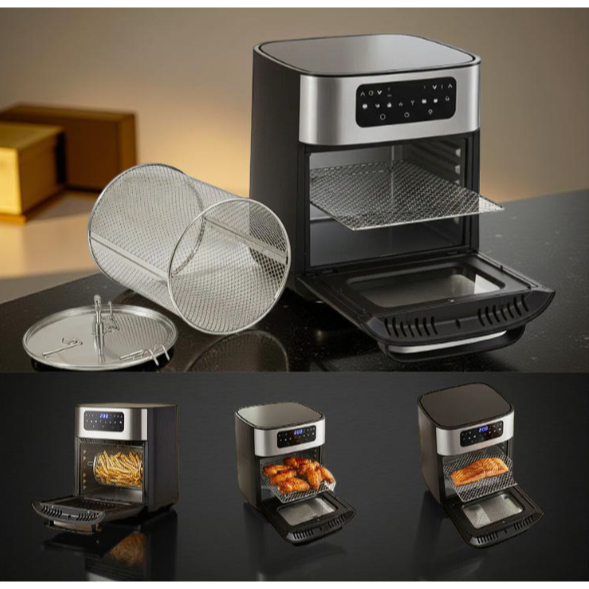 Fritadeira Eletrica Airfryer Oven Sem Óleo Digital 1700w 12l Antiaderente 360* NOVA OFERTA!