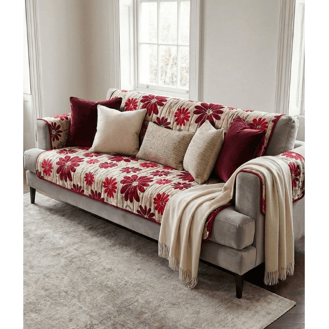 Protetor para Sofá 2 e 3 lugares, Tecido Jacquard J Serrano com Viés. *OFERTA LIMITADA* em Oferta na Shopee