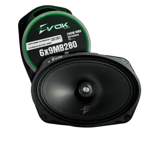Par de Alto Falante EVOK AUDIO 280RMS 6x9" Polegadas 4 OHMS