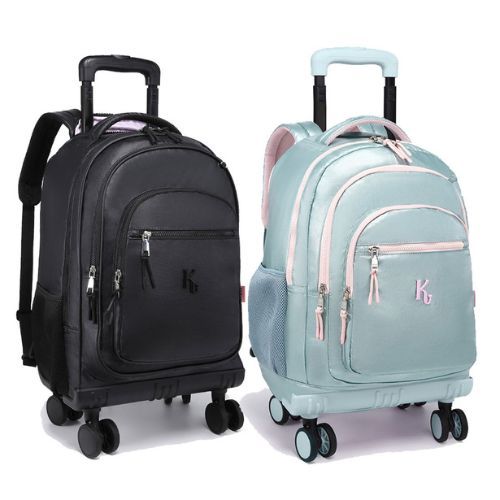 Mochila Com Roda 360 graus Nova Rio Kika Lovers Metalizado Ref KK2679-5