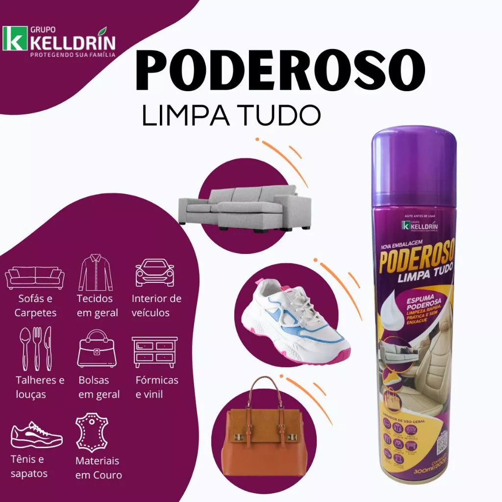 ESPUMA MÁGICA  - limpa sofá, limpa estofados, limpa tênis - LIMPA TUDO