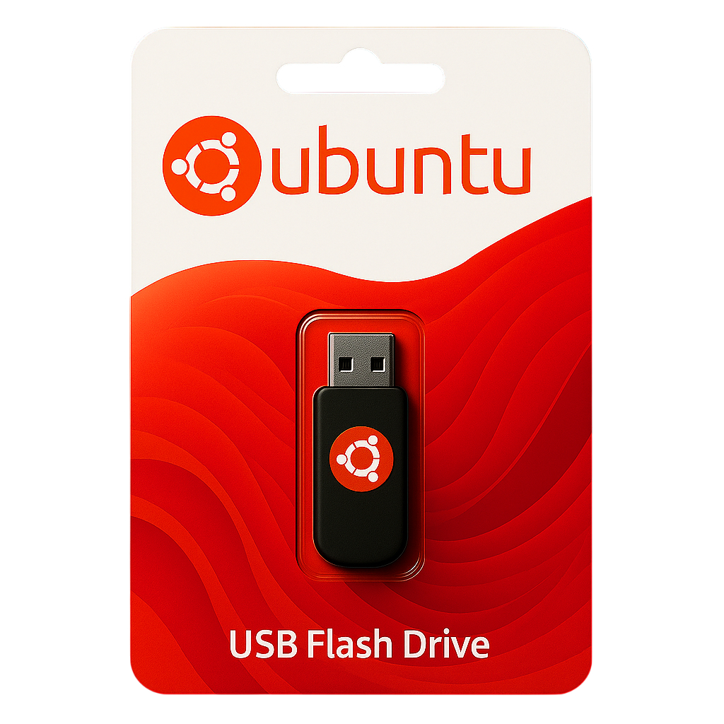 Pendrive Bootável Ubuntu Linux 8GB | Sistema Completo + Material para Iniciantes | PC e Notebook