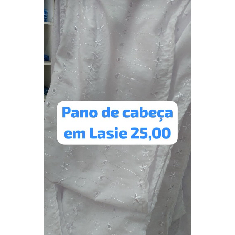 umbanda e candomblé pano de cabeça ou oja touca em lesie em Oferta na Shopee