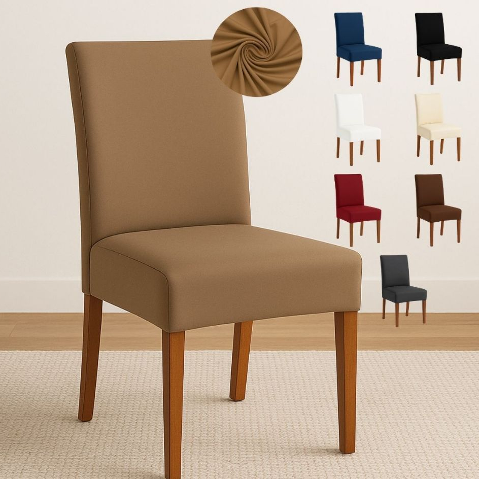 Kit com 6 / 4 e 2 Lugares Capa de Cadeira Jantar Malha Gel Protetora Com Elástico Ajustável em Oferta na Shopee