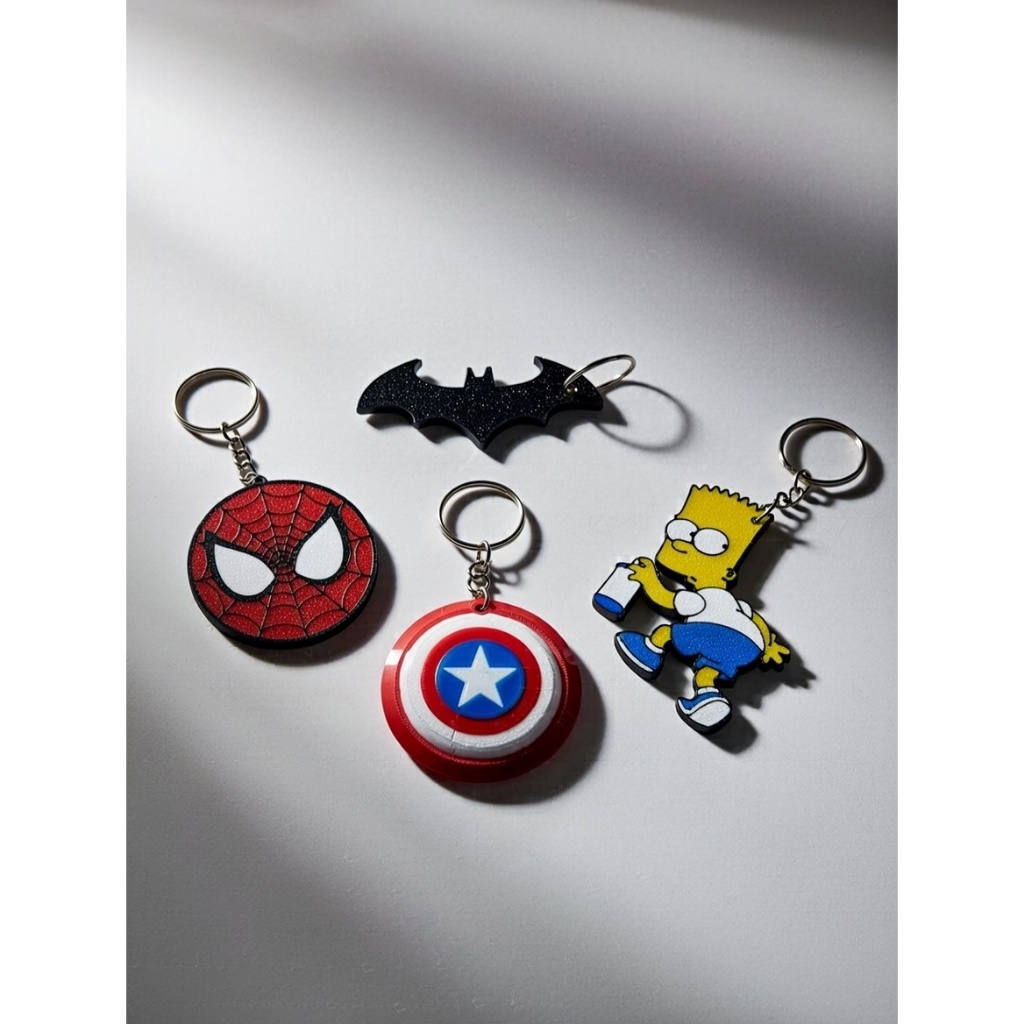 Chaveiro Personalizado Inspirado em Personagens