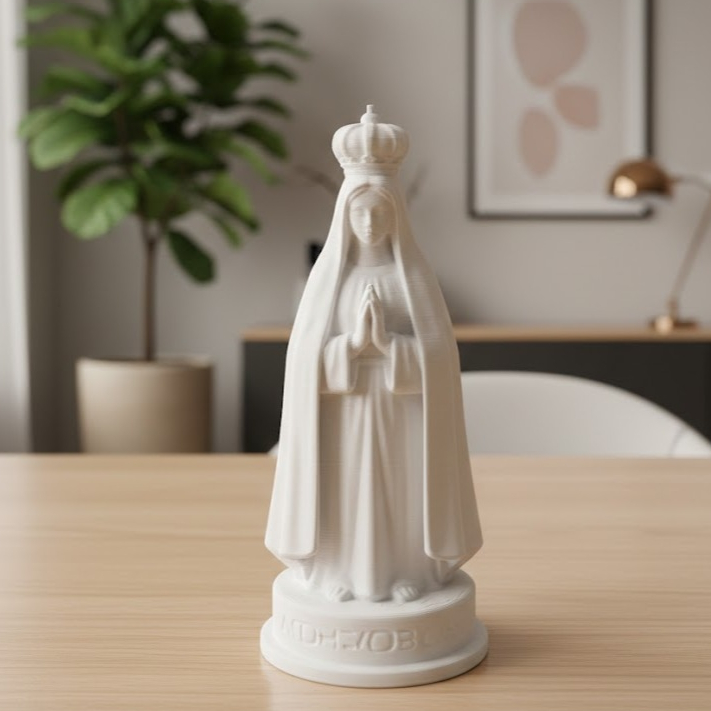 Nossa Senhora Aparecida Mini Decorativa | Imagem Religiosa para Decoração e Presente
