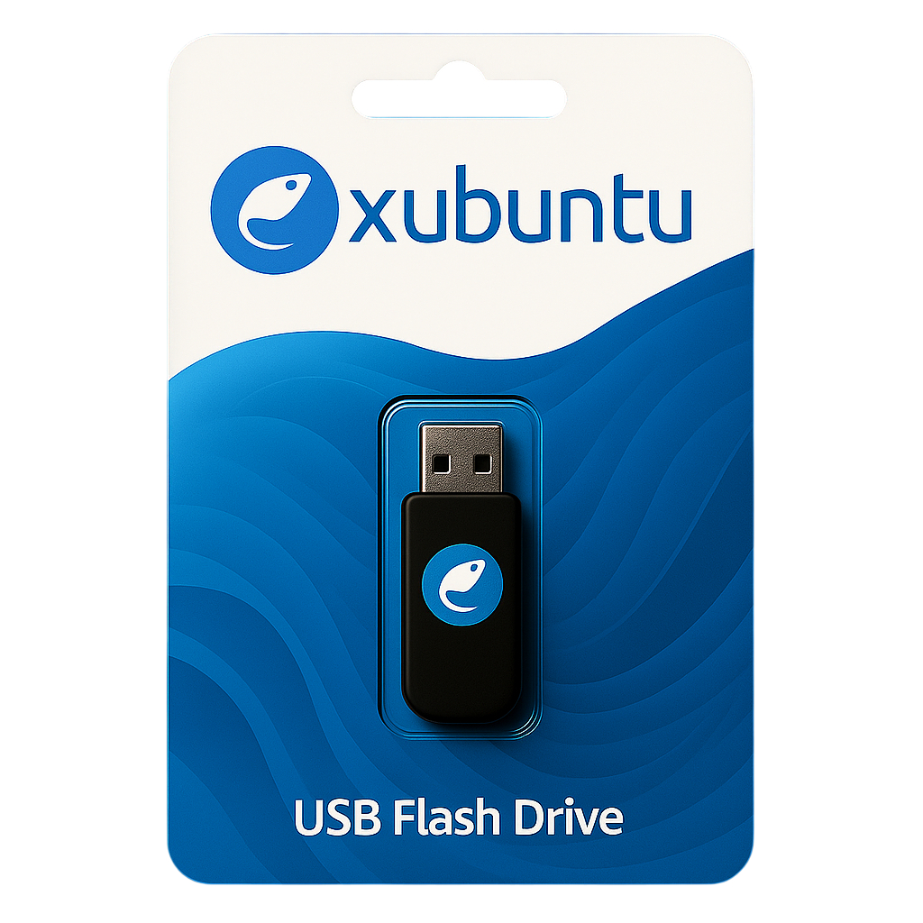 Pendrive Bootável Linux Xubuntu 8GB Sistema Leve PC Notebook USB Instalação Material para Iniciantes
