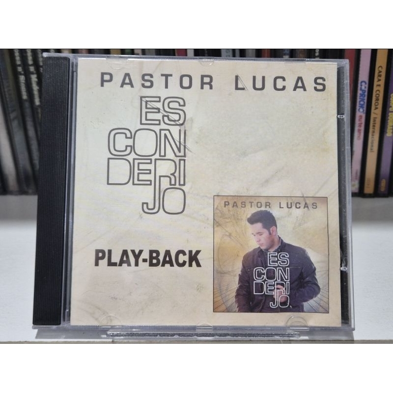 CD PASTOR LUCAS - ESCONDERIJO  - PLAYBACK  - GOSPEL  - EVANGÉLICO