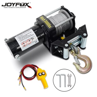 JOY FOX Guincho Elétrico 3000/4000 Libras 12v Para Quadriculo Jipe Barco em Oferta na Shopee