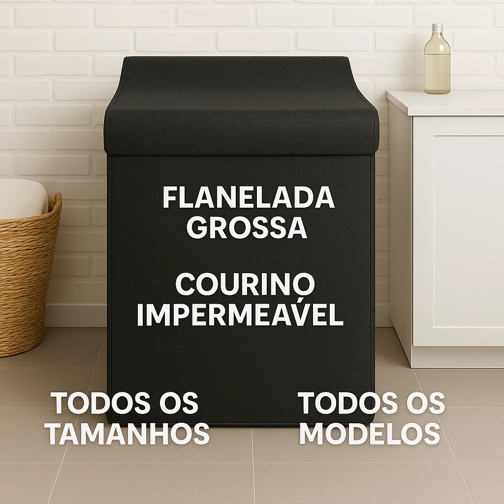 Capa de Maquina de Lavar Roupas Super Grossa Impermeável em Oferta na Shopee