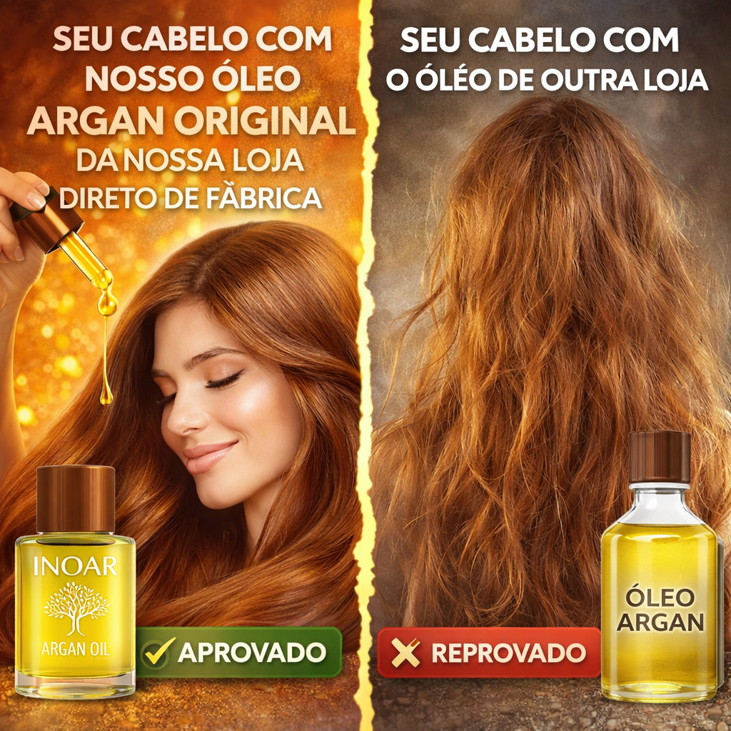 Kit 3 Óleos Capilar de Argan 7mL Sérum Antifrizz Óleo de tratamento