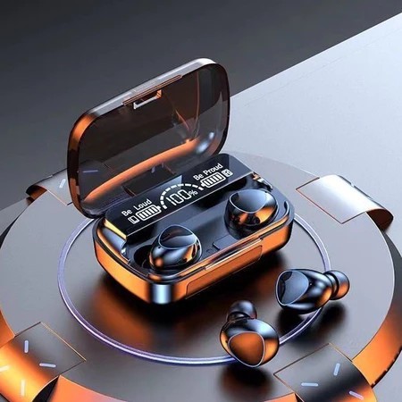 Fone de Ouvido Bluetooth Sem Fio TWS M10 com Microfone Redução de Ruído Display LED em Oferta na Shopee