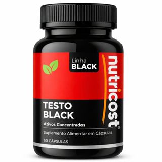 1 Testo Black Suplemento Alimentar em Cápsulas Linha Black em Oferta na Shopee