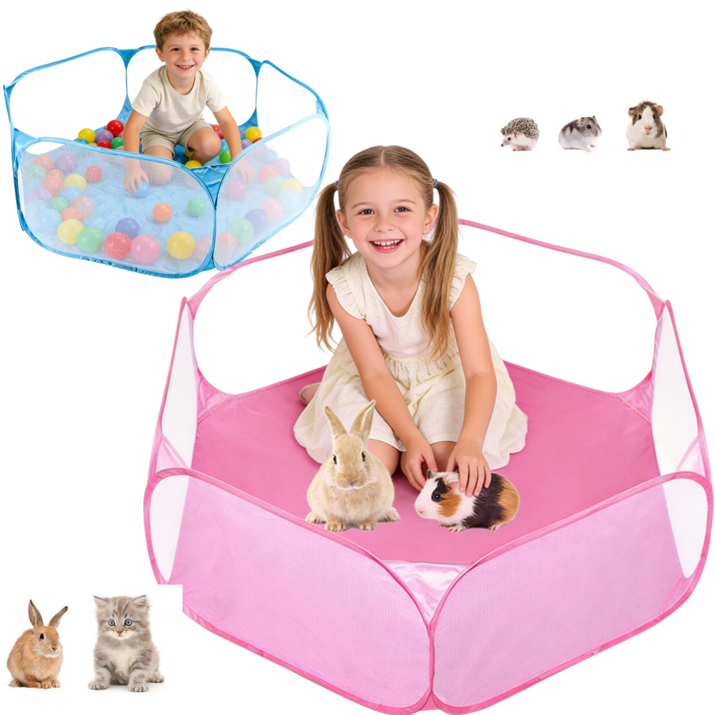 120cm Piscina Infantil de Bolinhas Cercadinho Dobravél Piscina de bolinhas oceânica hexagonal Para Bebês e Pets em Oferta na Shopee
