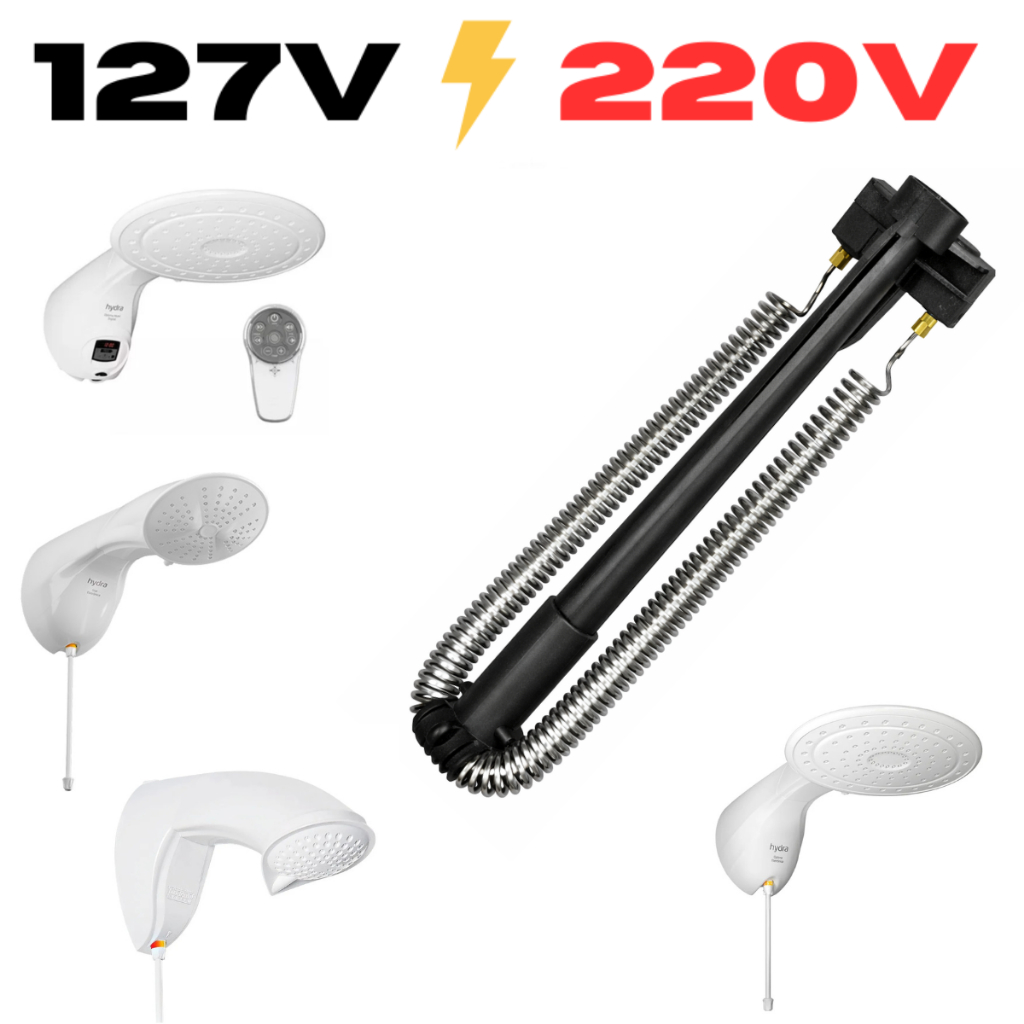 Resistência Hydra ThermoSystem ND Eletrônica Óptima Ducha Star 127v 220v 5500w 6800w 7700w em Oferta na Shopee