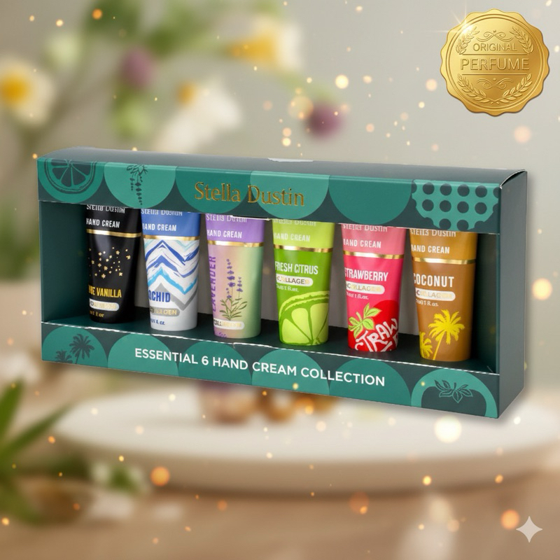 Kit Creme Hidratante Stella Dustin Essential Hand Cream Collection 30 ml - 6 Unidades