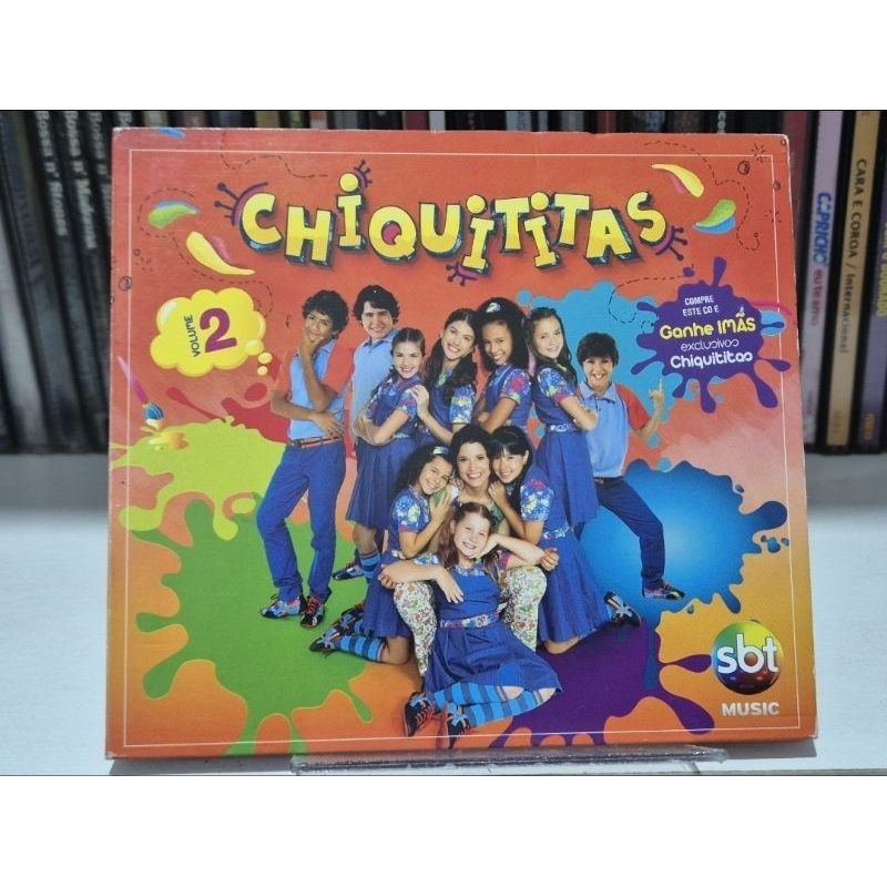 CD CHIQUITITAS VOL 2 - SBT - TRILHA SONORA NOVELA INFANTIL