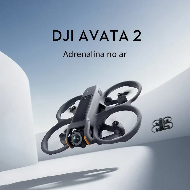 Drone DJI AVATA 2 Fly More Combo GPS 4K Ultra HD Novo Profissional Performance com 3 Baterias NF