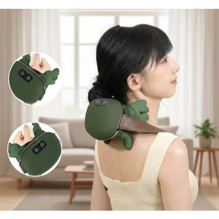 Massageador Elétrico Portátil Alívio P/ Pescoço 3 Intensidades +