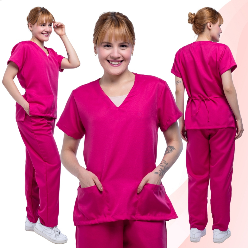 Pijama Hospitalar Cirúrgico Scrub Feminino Acinturado Varias Cores Tamanhos