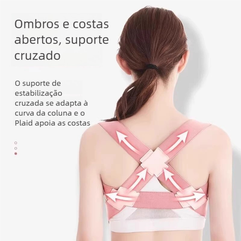 Anti-Corcunda com Alça Invisível Angulada - Correção de Postura para Ombros, Design Discreto em Oferta na Shopee