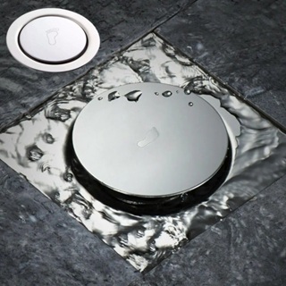 Ralo Click Inteligente 10x10 Cm Quadrado Redondo Inox Cromado - Veda Cheiro Banheiro Casa Cozinha em Oferta na Shopee