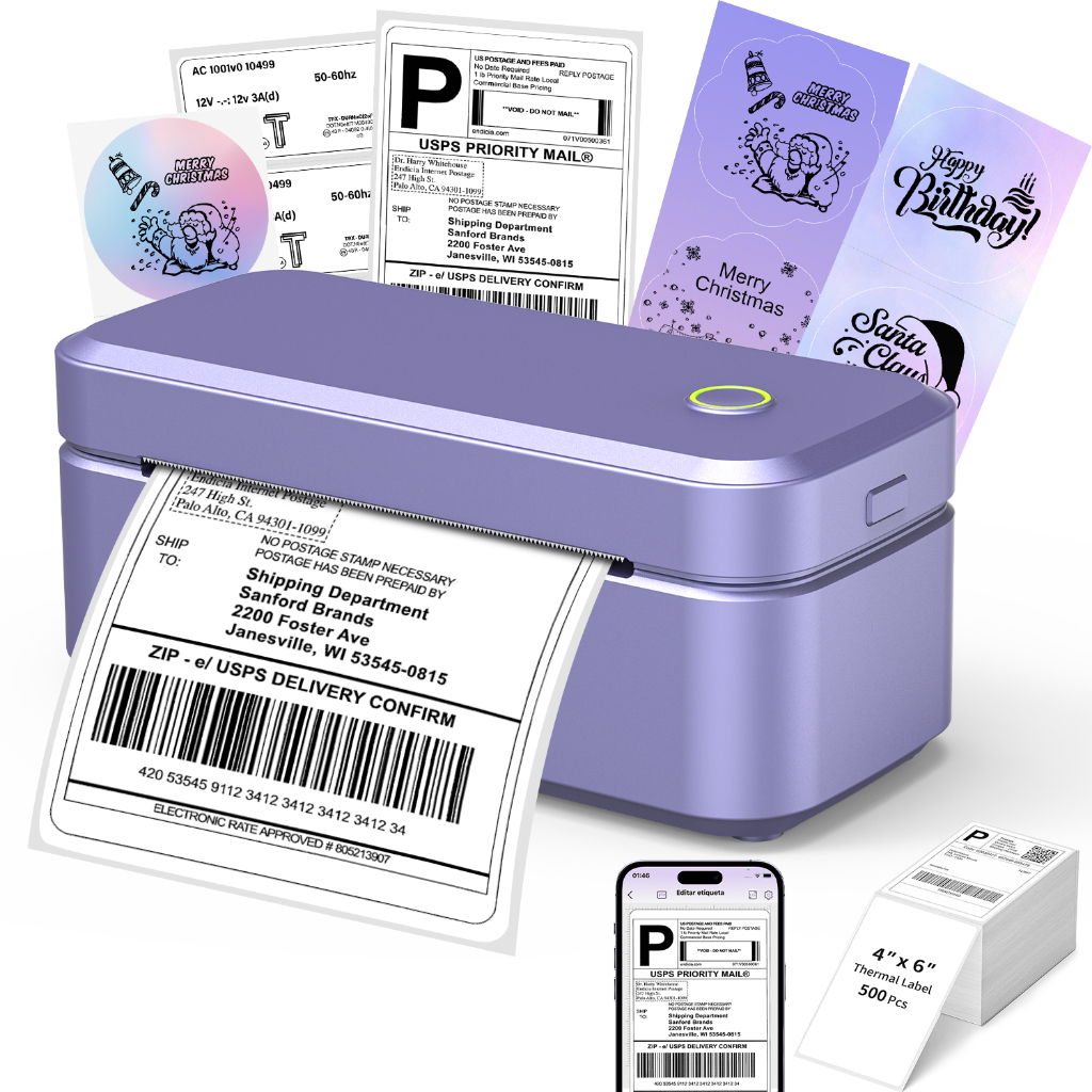 Impressora Térmica Ablemark L100 Bluetooth 110mm monocromática Compatível com Bluetooth/USB e Android/iOS/Windows/Mac em Oferta na Shopee