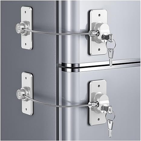 Trava de Proteção Infantil sem Furo - Armários, Gavetas e Geladeira