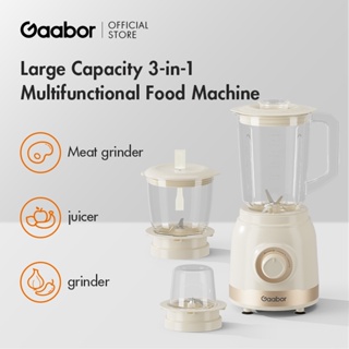 Gaabor Processador de Alimentos 220V 500W 1,6L Moedor de Carne Liquidificador Triturador Potente JM16M01A em Oferta na Shopee