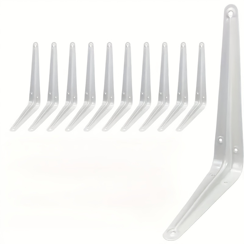 Kit C/20 Suporte Para Prateleira Cantoneira Para Prateleira  e Racks Casa e Decoração em Oferta na Shopee